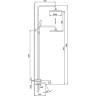 Душевая система GAPPO G2406-9 латунь, оружейная сталь